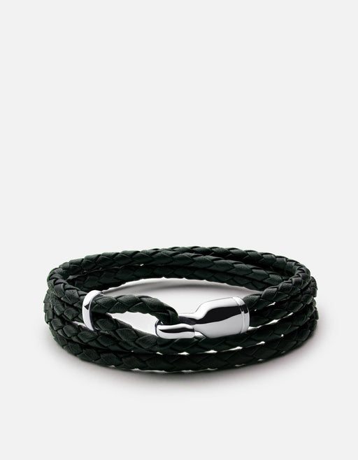 Miansai Bracelets Trice, Sterling Silver Verde / M / Monogram: No