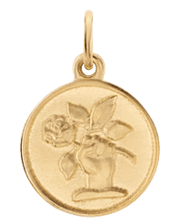 Miansai Pendants Rose Pendant, Gold Vermeil Polished Gold / O/S
