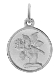 Miansai Pendants Rose Pendant, Sterling Silver Polished Silver / O/S